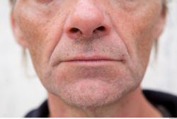 Mouth Man White Average Wrinkles